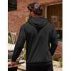 imageCOOFANDY Mens Hoodie Sweatshirts Casual Drawstring Hoodies Fashion Hooded Collar Athletic Pullover with PocketBlack