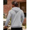 imageCOOFANDY Mens Hoodie Sweatshirts Casual Drawstring Hoodies Fashion Hooded Collar Athletic Pullover with PocketLight Gray