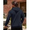 imageCOOFANDY Mens Hoodie Sweatshirts Casual Drawstring Hoodies Fashion Hooded Collar Athletic Pullover with PocketNavy Blue