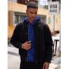 imageCOOFANDY Mens Hoodie Sweatshirts Casual Drawstring Hoodies Fashion Hooded Collar Athletic Pullover with PocketRoyal Blue
