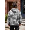 imageCOOFANDY Mens Hoodie Sweatshirts Casual Drawstring Hoodies Fashion Hooded Collar Athletic Pullover with PocketTie Dye