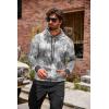 imageCOOFANDY Mens Hoodie Sweatshirts Casual Drawstring Hoodies Fashion Hooded Collar Athletic Pullover with PocketTie Dye
