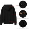 imageCOOFANDY Mens Hoodies Pullover Casaul Long Sleeve Drawstring Waffle Knit Hooded Sweatshirt with Kanga PocketBlack