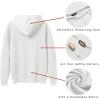 imageCOOFANDY Mens Hoodies Pullover Casaul Long Sleeve Drawstring Waffle Knit Hooded Sweatshirt with Kanga PocketWhite