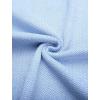 imageCOOFANDY Mens Knit Polo Shirts Casual Long Sleeve Classic Polo Shirts Button Down Golf ShirtsHerringbone Light Blue