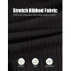 imageCOOFANDY Mens Knit Polo Shirts Casual Long Sleeve Classic Polo Shirts Button Down Golf ShirtsRibbed Black