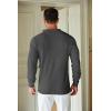 imageCOOFANDY Mens Knit Polo Shirts Long Sleeve Sweater Casual Polo Shirts Lightweight Collared T ShirtsDark Grey