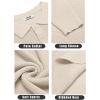 imageCOOFANDY Mens Knit Polo Shirts Long Sleeve Sweater Casual Polo Shirts Lightweight Collared T ShirtsLight Khaki