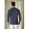 imageCOOFANDY Mens Knit Polo Shirts Long Sleeve Sweater Casual Polo Shirts Lightweight Collared T ShirtsNavy Blue
