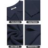 imageCOOFANDY Mens Knit Polo Shirts Long Sleeve Sweater Casual Polo Shirts Lightweight Collared T ShirtsNavy Blue