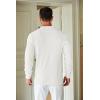 imageCOOFANDY Mens Knit Polo Shirts Long Sleeve Sweater Casual Polo Shirts Lightweight Collared T ShirtsWhite