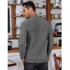 imageCOOFANDY Mens Knit Polo Shirts Long Sleeve Sweater Polo Lightweight Fashion Casual Collared T ShirtsDark Grey
