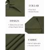 imageCOOFANDY Mens Knit Polo Sweater Long Sleeve Polo Collared Sweaters Hidden Button Casual Pullover SweaterArmy Green