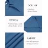 imageCOOFANDY Mens Knit Polo Sweater Long Sleeve Polo Collared Sweaters Hidden Button Casual Pullover SweaterDark Blue