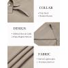 imageCOOFANDY Mens Knit Polo Sweater Long Sleeve Polo Collared Sweaters Hidden Button Casual Pullover SweaterKhaki