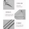 imageCOOFANDY Mens Knit Polo Sweater Long Sleeve Polo Collared Sweaters Hidden Button Casual Pullover SweaterLight Grey