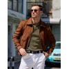 imageCOOFANDY Mens Knit Polo Sweater Long Sleeve Polos Lightweight Casual Dress Pullover SweatersArmy Green