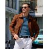 imageCOOFANDY Mens Knit Polo Sweater Long Sleeve Polos Lightweight Casual Dress Pullover SweatersBlue