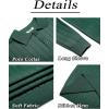 imageCOOFANDY Mens Knit Polo Sweater Long Sleeve Polos Lightweight Casual Dress Pullover SweatersDark Green