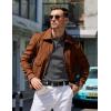 imageCOOFANDY Mens Knit Polo Sweater Long Sleeve Polos Lightweight Casual Dress Pullover SweatersGrey