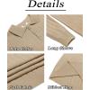 imageCOOFANDY Mens Knit Polo Sweater Long Sleeve Polos Lightweight Casual Dress Pullover SweatersKhaki