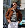imageCOOFANDY Mens Knit Polo Sweater Long Sleeve Polos Lightweight Casual Dress Pullover SweatersLight Grey