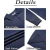 imageCOOFANDY Mens Knit Polo Sweater Long Sleeve Polos Lightweight Casual Dress Pullover SweatersNavy Blue