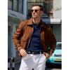 imageCOOFANDY Mens Knit Polo Sweater Long Sleeve Polos Lightweight Casual Dress Pullover SweatersNavy Blue