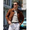 imageCOOFANDY Mens Knit Polo Sweater Long Sleeve Polos Lightweight Casual Dress Pullover SweatersWhite