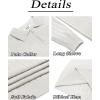 imageCOOFANDY Mens Knit Polo Sweater Long Sleeve Polos Lightweight Casual Dress Pullover SweatersWhite