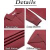imageCOOFANDY Mens Knit Polo Sweater Long Sleeve Polos Lightweight Casual Dress Pullover SweatersWine Red