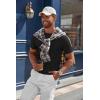 imageCOOFANDY Mens Knit TShirts Casual Crewneck Short Sleeve Shirts Summer Tops Basic Pullover TeesAll Black