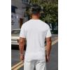 imageCOOFANDY Mens Knit TShirts Casual Crewneck Short Sleeve Shirts Summer Tops Basic Pullover TeesAll White