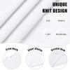 imageCOOFANDY Mens Knit TShirts Casual Crewneck Short Sleeve Shirts Summer Tops Basic Pullover TeesAll White