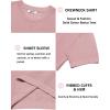 imageCOOFANDY Mens Knit TShirts Short Sleeve Crewneck Shirt Casual Textured Pullover TeesPink