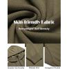 imageCOOFANDY Mens Knitted Hoodie Sweater Long Sleeve Turtleneck Quarter Zip Pullover Sweaters with PocketArmy Green