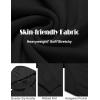 imageCOOFANDY Mens Knitted Hoodie Sweater Long Sleeve Turtleneck Quarter Zip Pullover Sweaters with PocketBlack