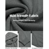 imageCOOFANDY Mens Knitted Hoodie Sweater Long Sleeve Turtleneck Quarter Zip Pullover Sweaters with PocketDark Gray
