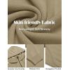 imageCOOFANDY Mens Knitted Hoodie Sweater Long Sleeve Turtleneck Quarter Zip Pullover Sweaters with PocketKhaki