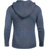 imageCOOFANDY Mens Knitted Hoodies Pullover Casual Long Sleeve Turtleneck SweatersBlue