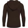 imageCOOFANDY Mens Knitted Hoodies Pullover Casual Long Sleeve Turtleneck SweatersDark Brown