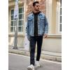 imageCOOFANDY Mens Knitted Hoodies Pullover Casual Long Sleeve Turtleneck SweatersPure Black