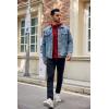 imageCOOFANDY Mens Knitted Hoodies Pullover Casual Long Sleeve Turtleneck SweatersRed