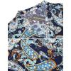 imageCOOFANDY Mens Lightweight Kimono Robe Japanese Bathrobes Open Front Long Cardigan Cloak with BeltBlue