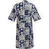 imageCOOFANDY Mens Lightweight Kimono Robe Japanese Bathrobes Open Front Long Cardigan Cloak with BeltNavy