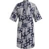 imageCOOFANDY Mens Lightweight Kimono Robe Japanese Bathrobes Open Front Long Cardigan Cloak with BeltNavy