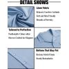 imageCOOFANDY Mens Linen Short Sleeve Button Down Shirt Casual Cuban Collar Summer Beach Shirts Vacation EssentialsLight Blue