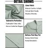 imageCOOFANDY Mens Linen Short Sleeve Button Down Shirt Casual Cuban Collar Summer Beach Shirts Vacation EssentialsLight Green