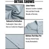 imageCOOFANDY Mens Linen Short Sleeve Button Down Shirt Casual Cuban Collar Summer Beach Shirts Vacation EssentialsPale Blue