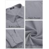 imageCOOFANDY Mens Long Sleeve Button Down Shirt Casual Untucked RegularFit Oxford Dress ShirtsGray
